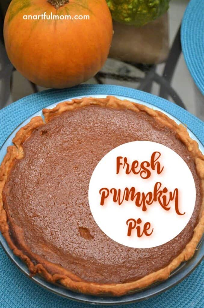 We Did It! Fresh Pumpkin Pie