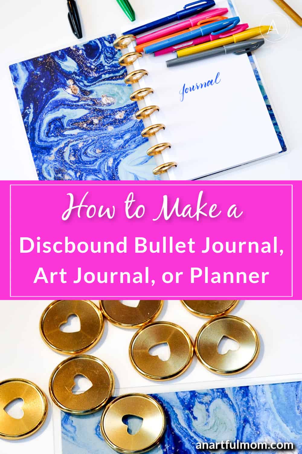 How to Make a Discbound Notebook (Art Journal, Bullet Journal, Planner, Etc.)