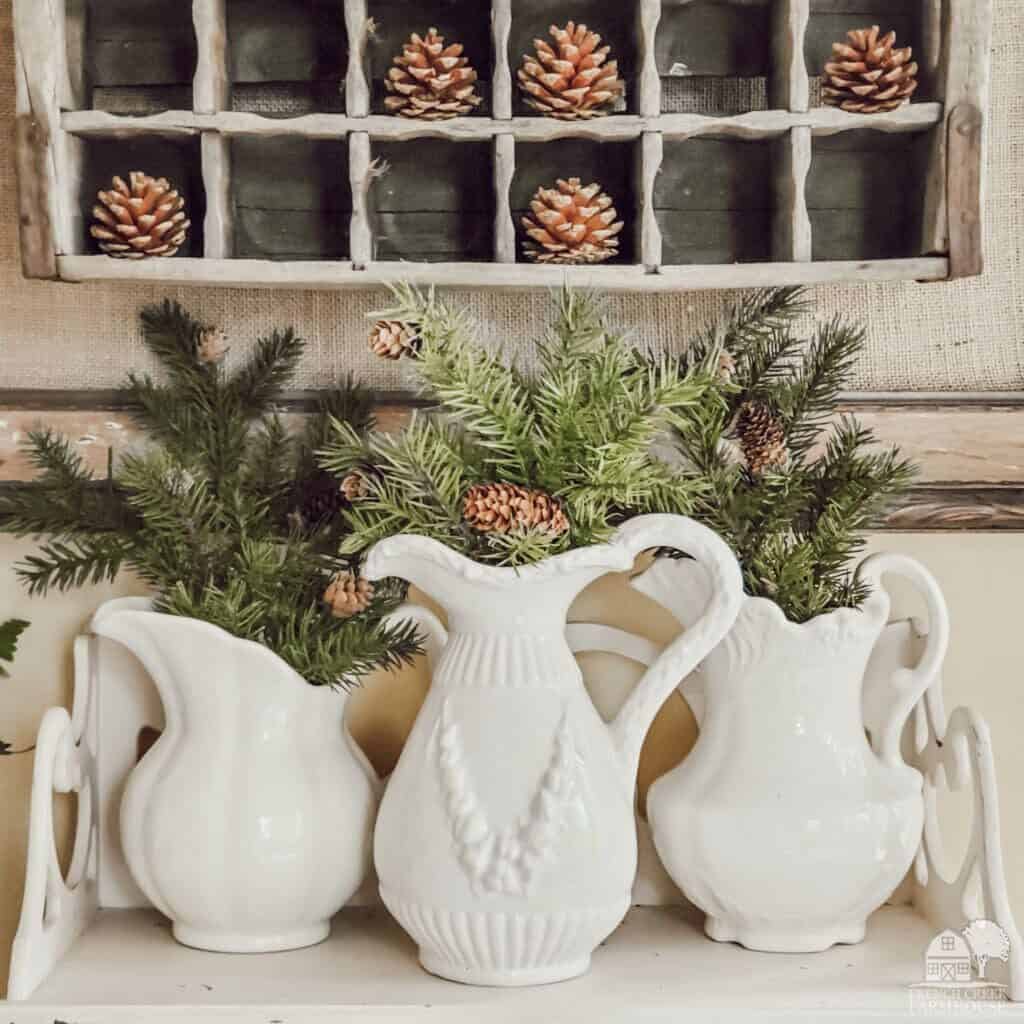 Cozy winter breakfast room