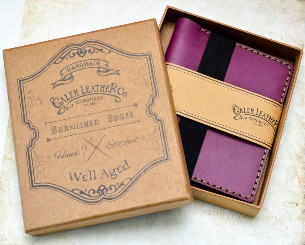 galen leather notebook cover