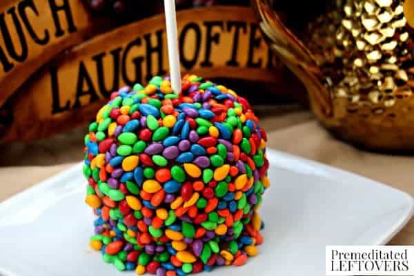 Chocolate Sunflower Seed Caramel Apple