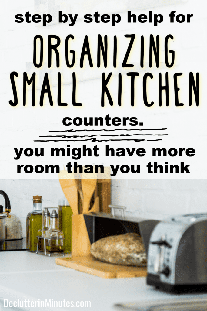 how to organize a small kitchen