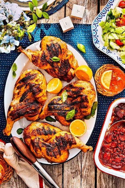 Lemon barbecue chicken
