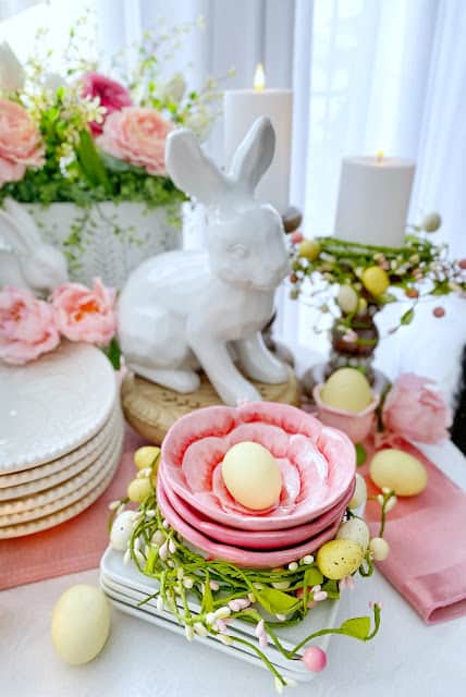 Easter tablescape