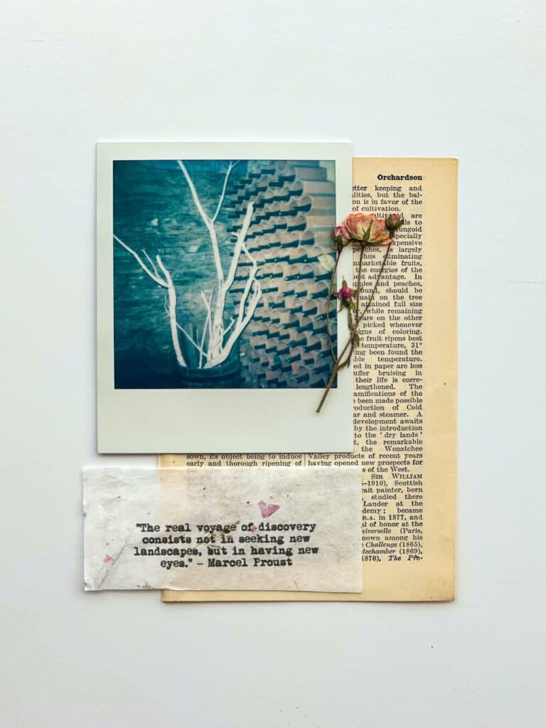 a decorative commonplace book page