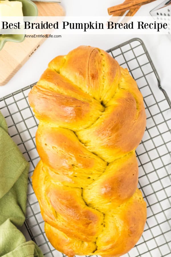 braided pumpkin bread