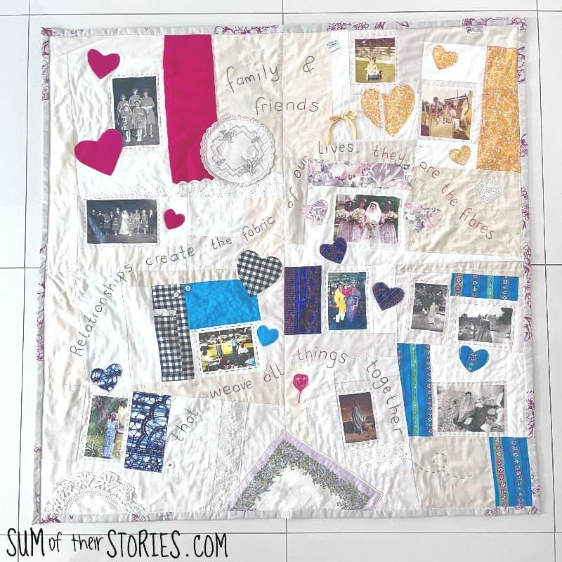photo memory quilt