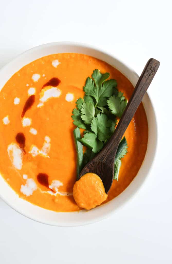 Thai carrot soup